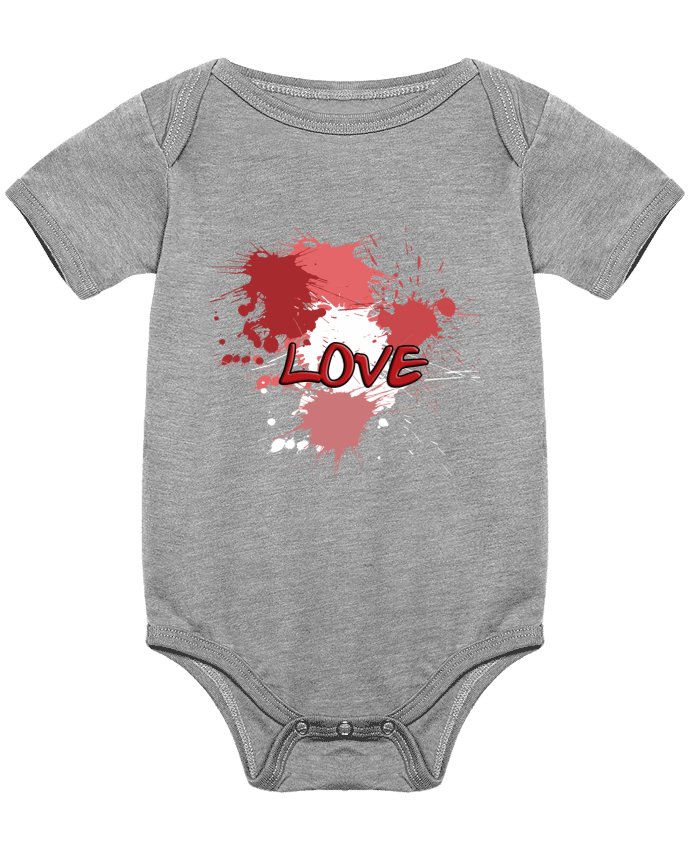 Body bébé Love - Amour par Toncadeauperso