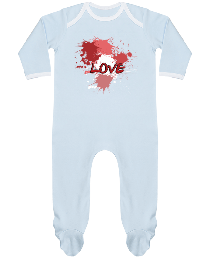 Body Pyjama Bébé Love - Amour par Toncadeauperso