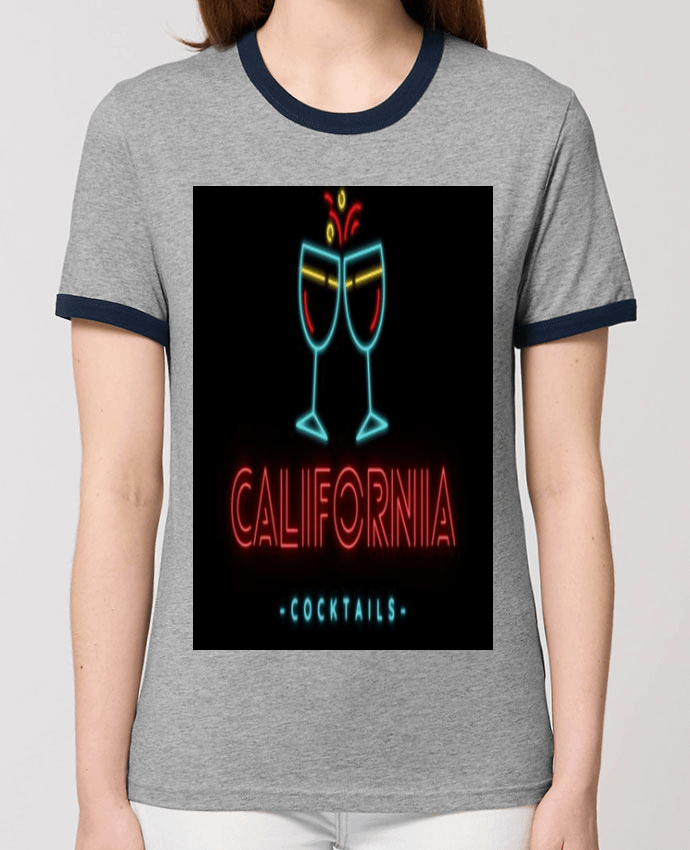 T-shirt CALIFORNIA cocktails par ilyaseedit