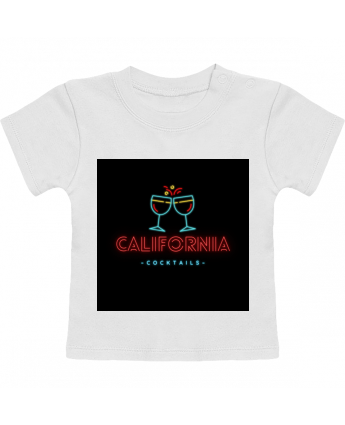 T-shirt bébé CALIFORNIA cocktails manches courtes du designer ilyaseedit