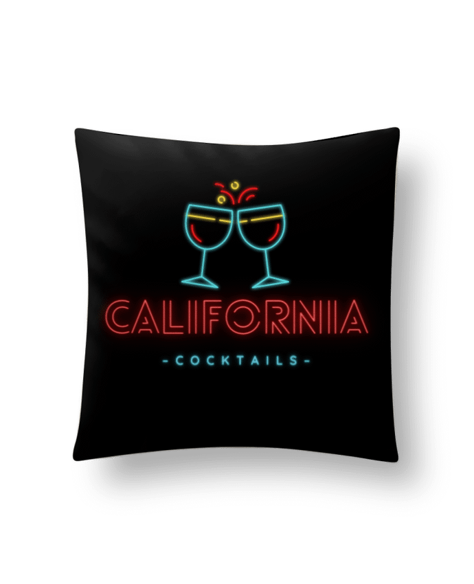 Coussin suédine CALIFORNIA cocktails par ilyaseedit