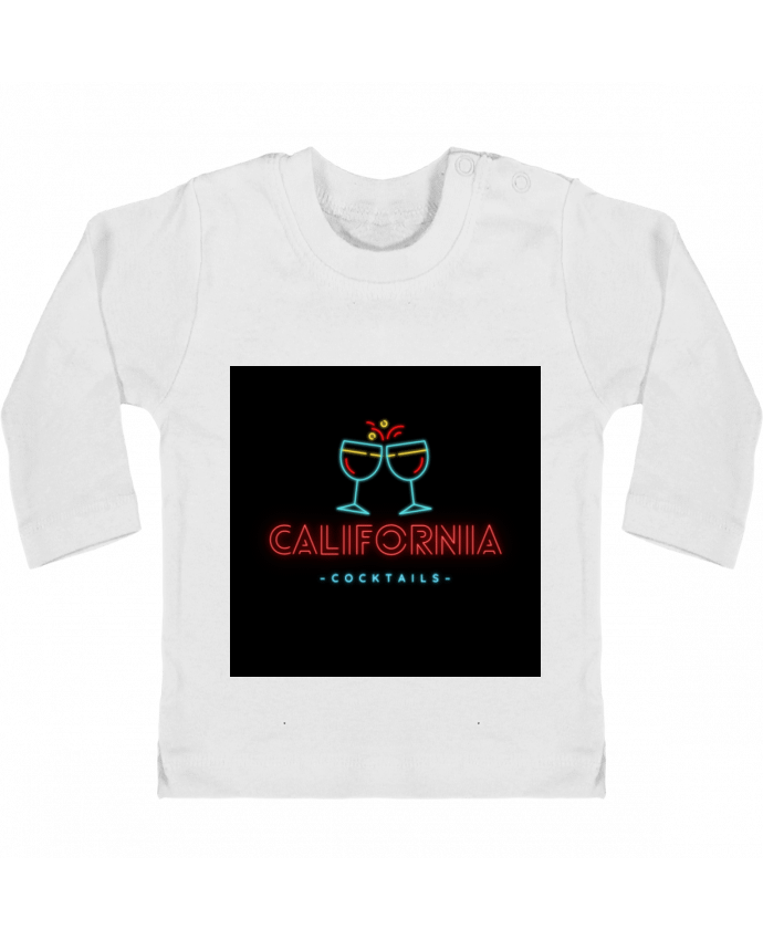 T-shirt bébé CALIFORNIA cocktails manches longues du designer ilyaseedit