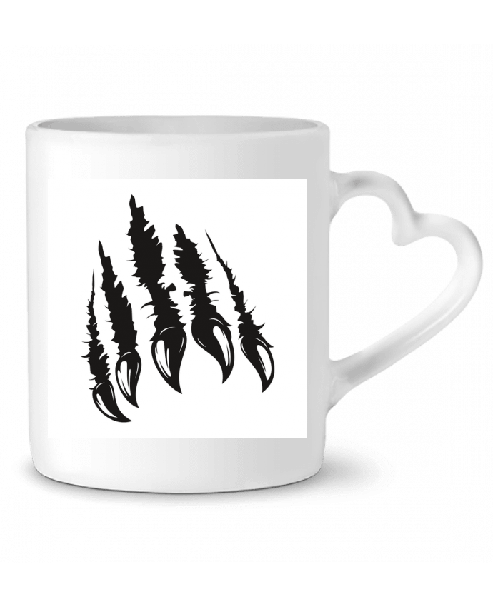 Mug coeur Griffes par jibo
