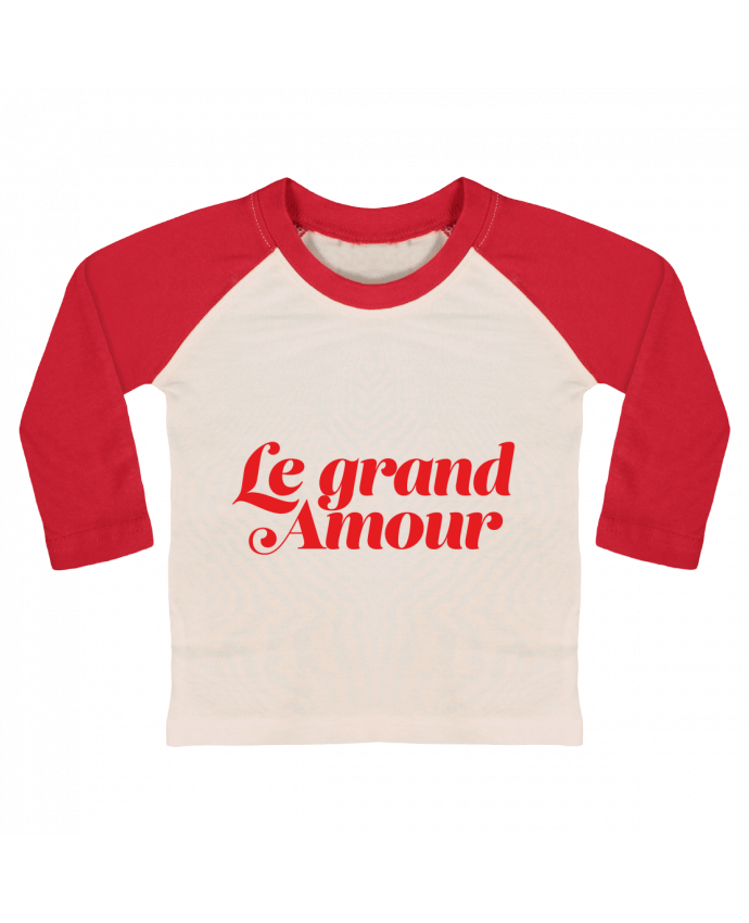 Tee-shirt Bébé Baseball ML Le grand Amour par Nana