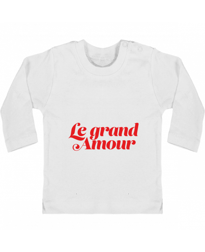 T-shirt bébé Le grand Amour manches longues du designer Nana