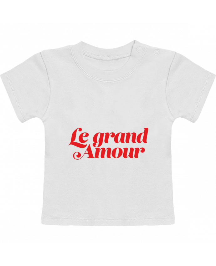 T-shirt bébé Le grand Amour manches courtes du designer Nana