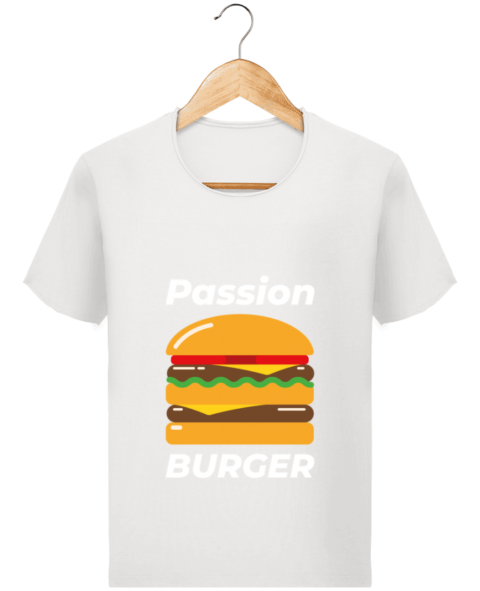  T-shirt Homme vintage Passion burger par Mademoiselle Polly