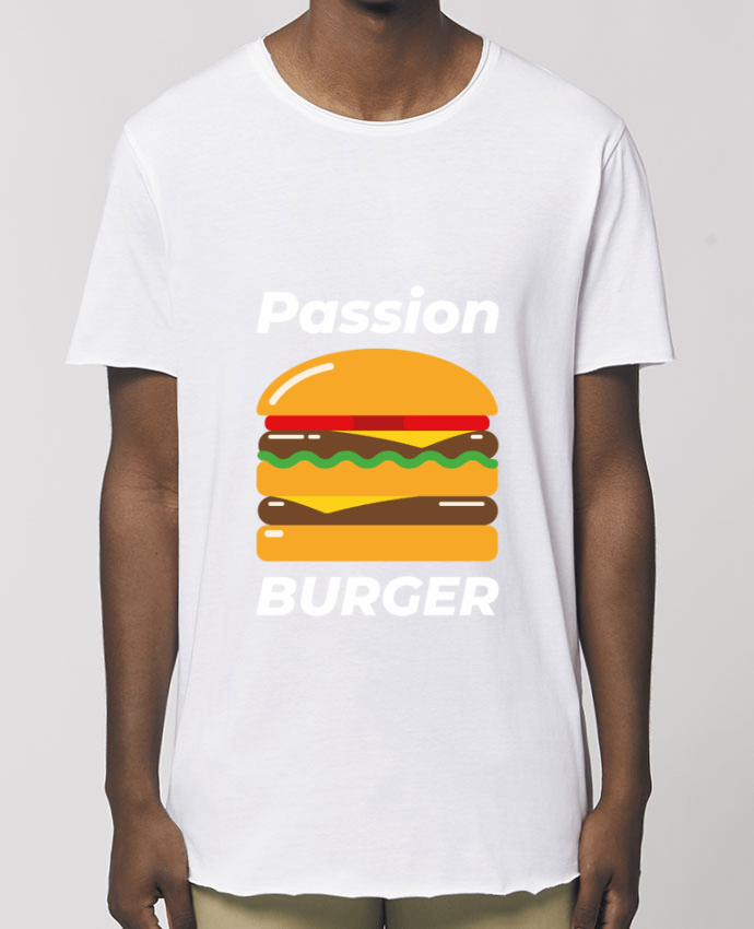 Tee-shirt Homme Passion burger Par  Mademoiselle Polly