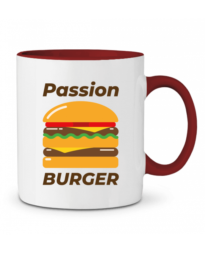 Mug bicolore Passion burger Mademoiselle Polly