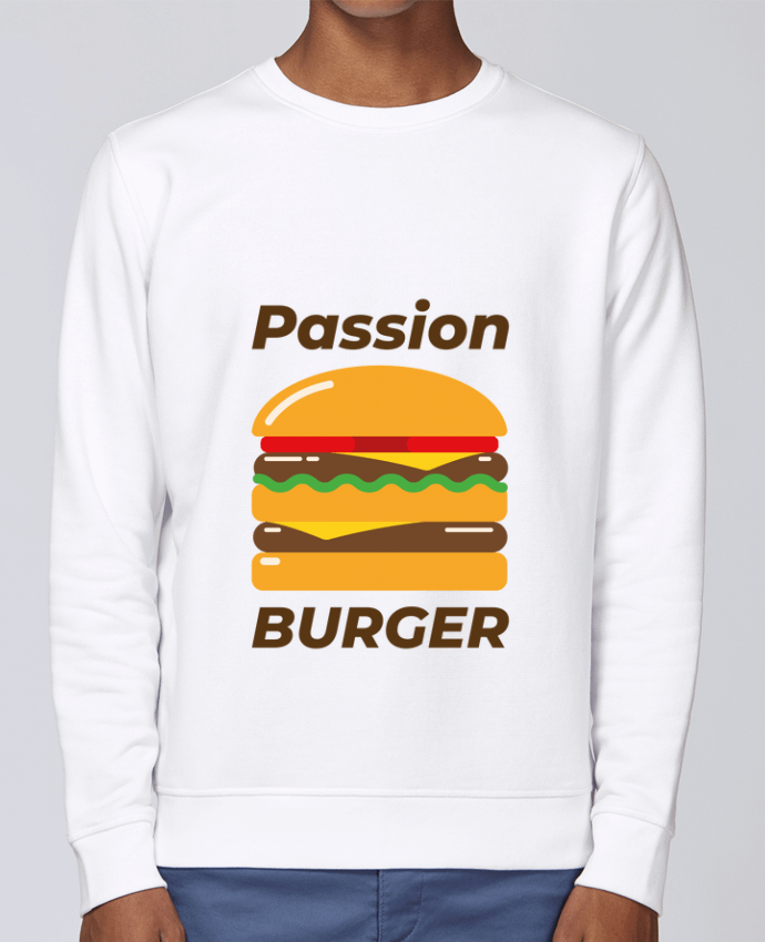 Sweatshirt Passion burger par Mademoiselle Polly