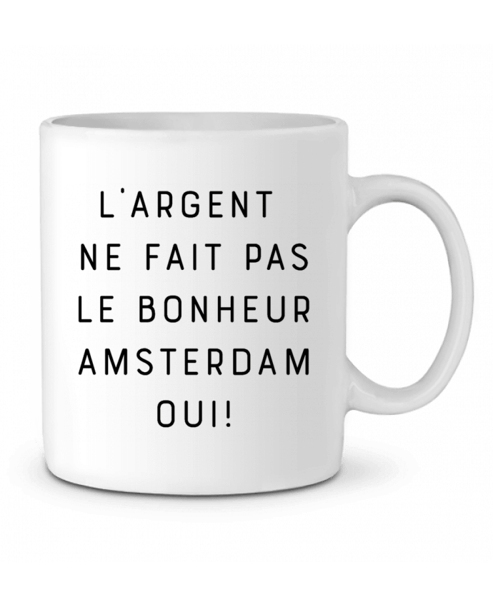 Mug  L'argent ne fait pas le bonheur Amsterdam oui par Emili1