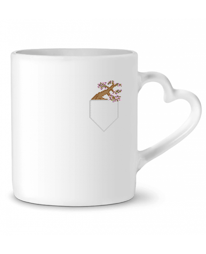 Mug coeur POCKET BONSAI par Santiaguen