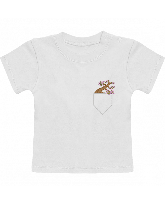 T-shirt bébé POCKET BONSAI manches courtes du designer Santiaguen