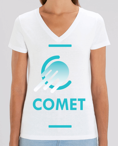 Tee-shirt femme Comet Blue Par  EvaJeannet