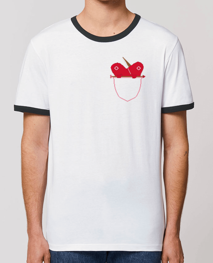 T-shirt LOVE IN POCKET par Santiaguen