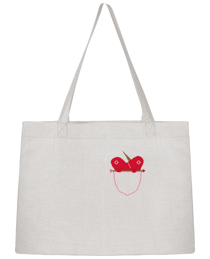 Sac Shopping LOVE IN POCKET par Santiaguen