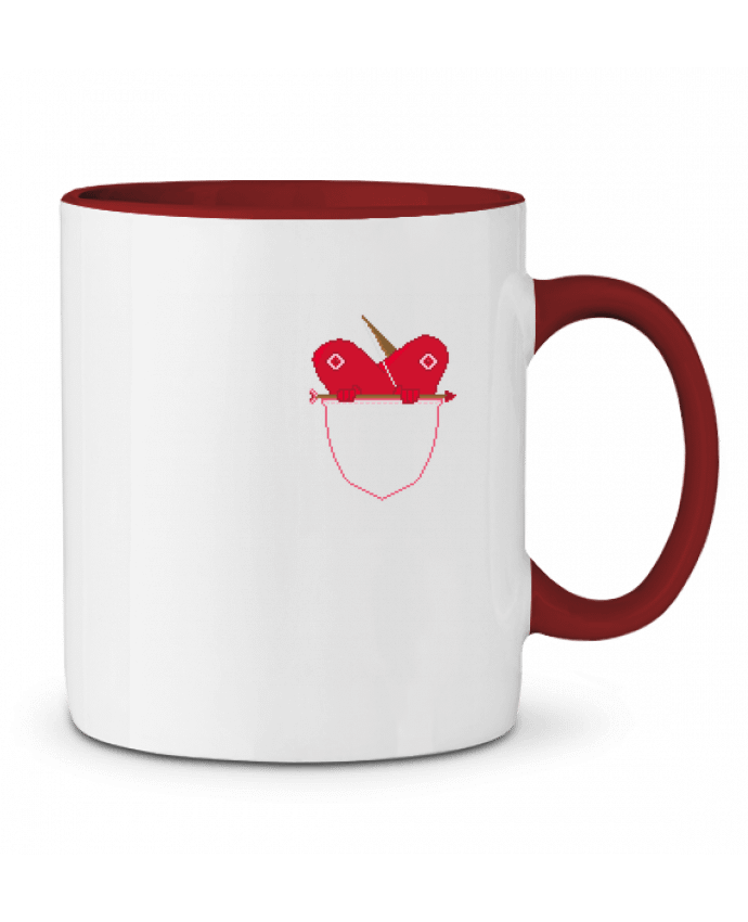 Mug bicolore LOVE IN POCKET Santiaguen