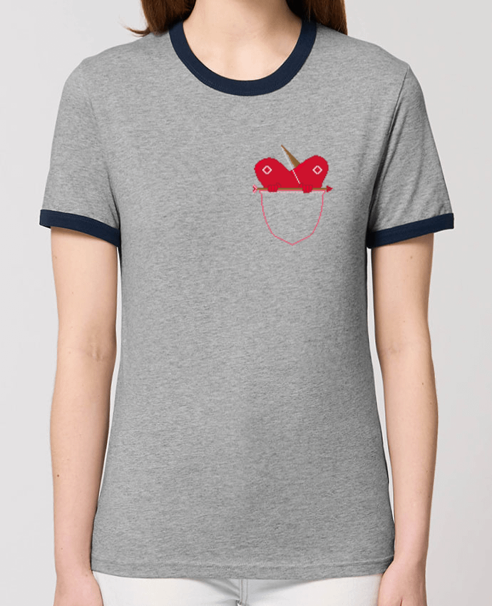 T-shirt LOVE IN POCKET par Santiaguen