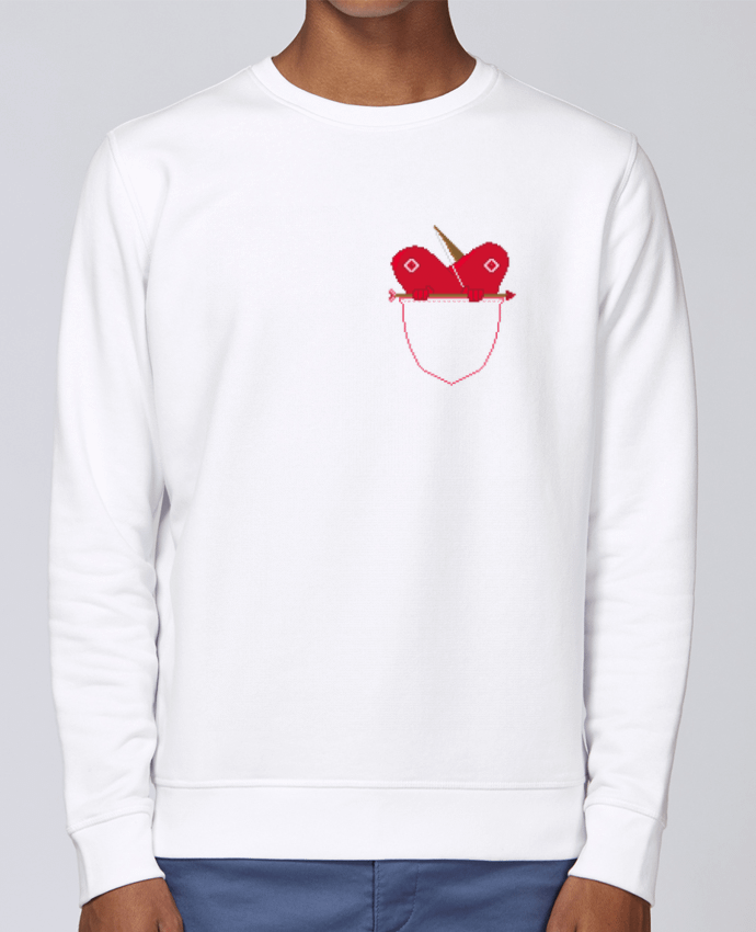 Sweatshirt LOVE IN POCKET par Santiaguen