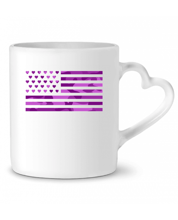 Mug coeur Love army par Lamouchenoire