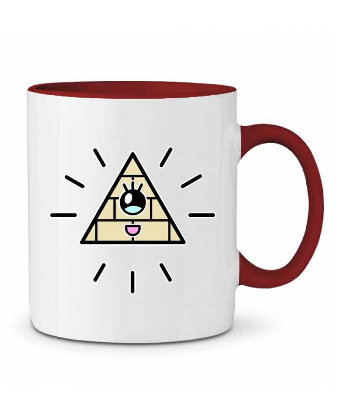 Mug bicolore Illuminati Kawaii Lamouchenoire