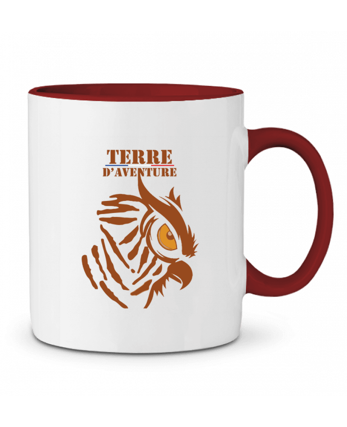 Mug bicolore Terre d'aventure French-Pilot