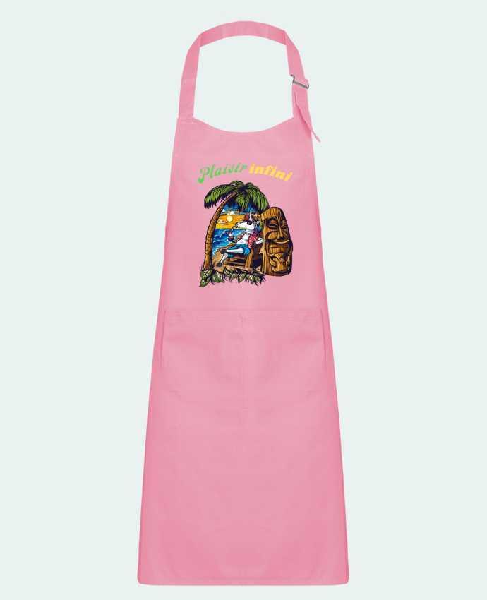 Kids chef pocket apron LA LICORNE EN VACANCES - PLAISIR INFINI by PLAISIR INFINI