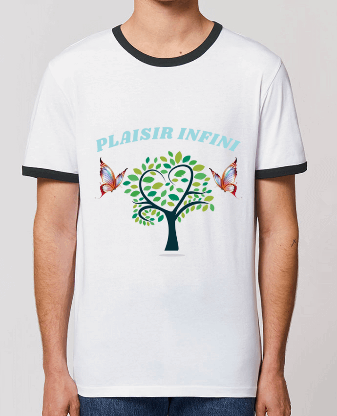 T-shirt L'arbre de coeur et les papillons PLAISIR INFINI par PLAISIR INFINI