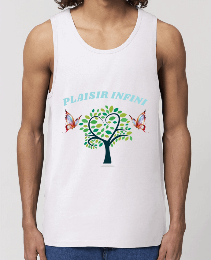 camiseta sin mangas pora él Stanley Specter L'arbre de coeur et les papillons PLAISIR INFINI Par PLAISIR INFINI