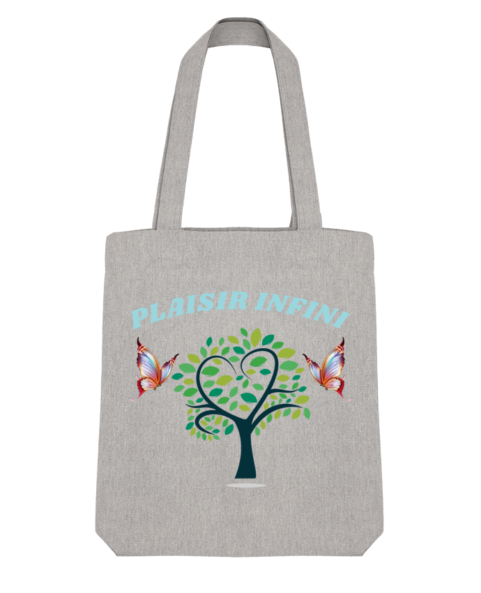 Tote Bag Stanley Stella L'arbre de coeur et les papillons PLAISIR INFINI par PLAISIR INFINI 