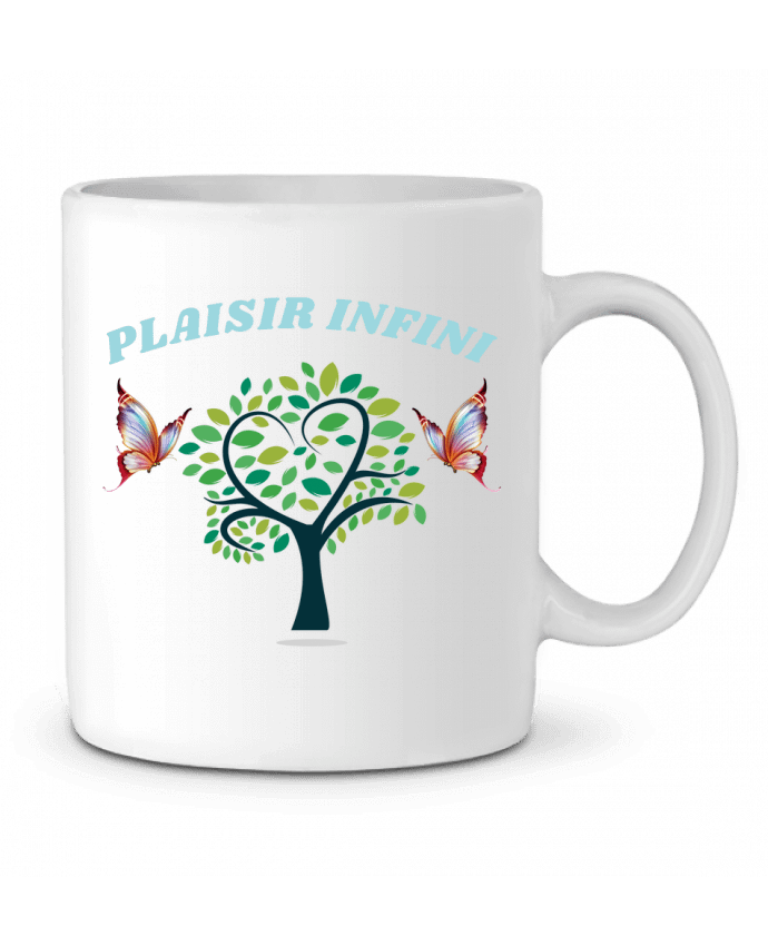 Ceramic Mug L'arbre de coeur et les papillons PLAISIR INFINI by PLAISIR INFINI