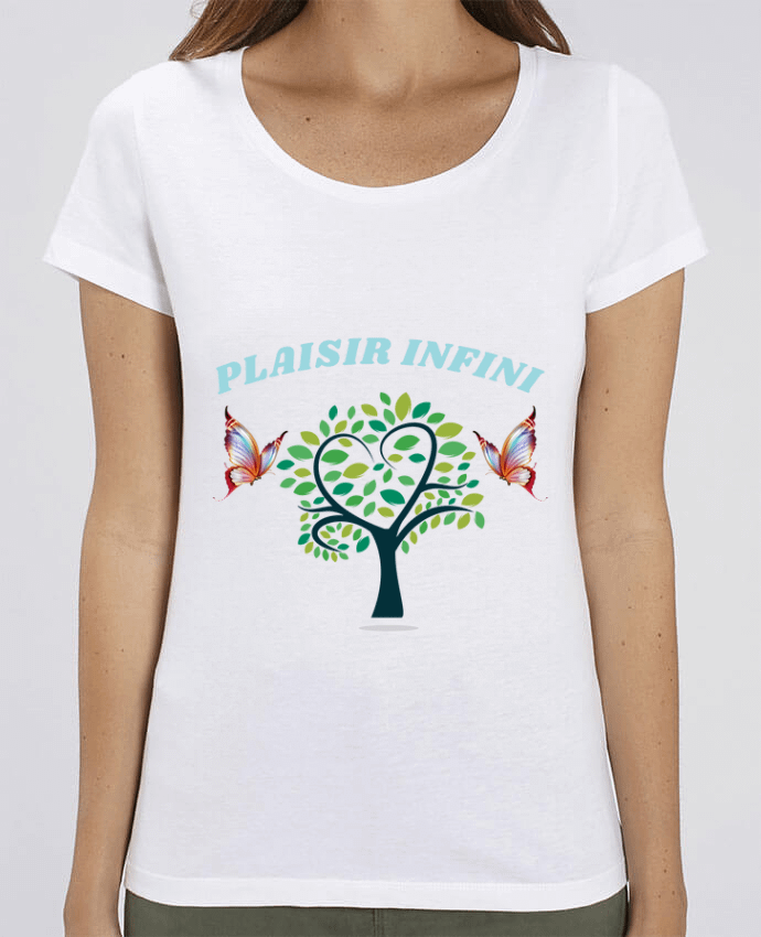 T-shirt Femme L'arbre de coeur et les papillons PLAISIR INFINI par PLAISIR INFINI