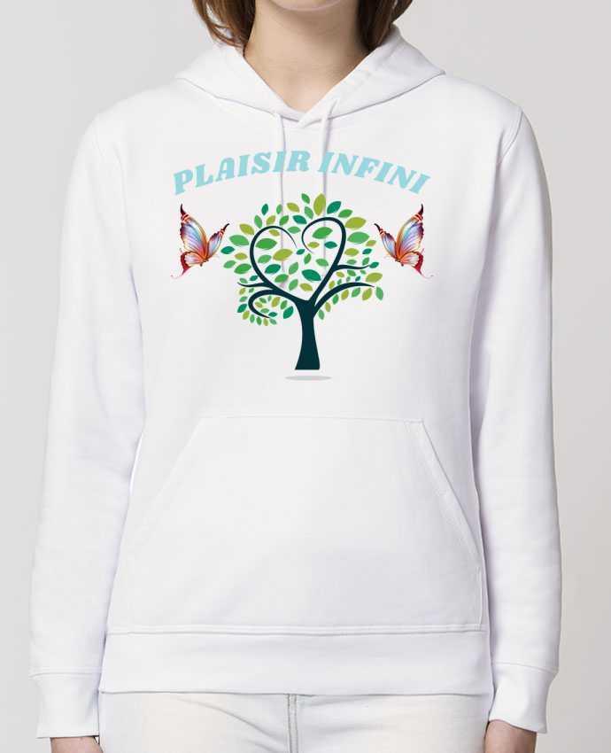 Hoodie L'arbre de coeur et les papillons PLAISIR INFINI Par PLAISIR INFINI