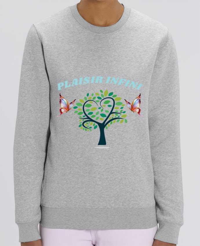 Sweat-shirt L'arbre de coeur et les papillons PLAISIR INFINI Par PLAISIR INFINI