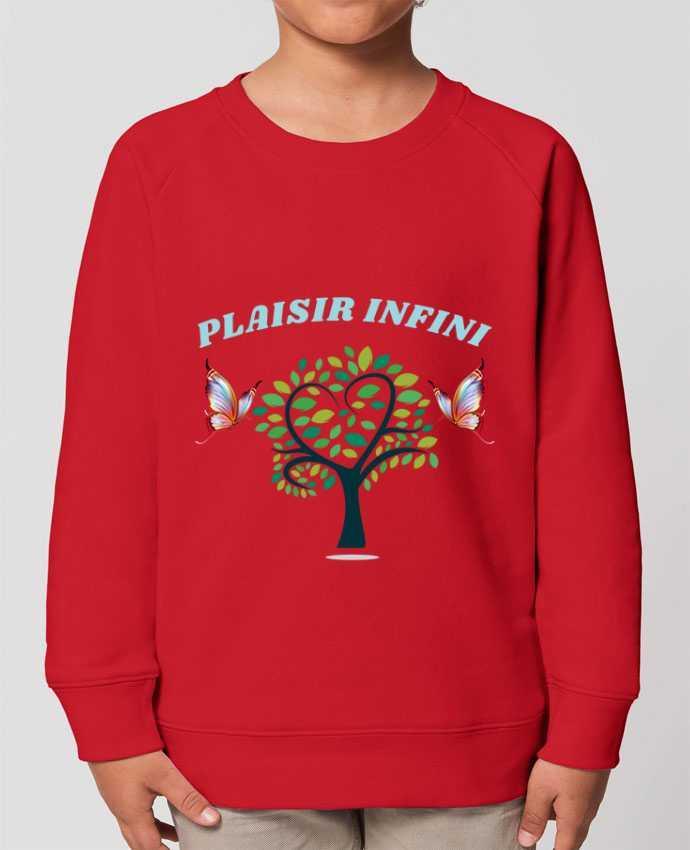 Sweat-shirt enfant L'arbre de coeur et les papillons PLAISIR INFINI Par  PLAISIR INFINI