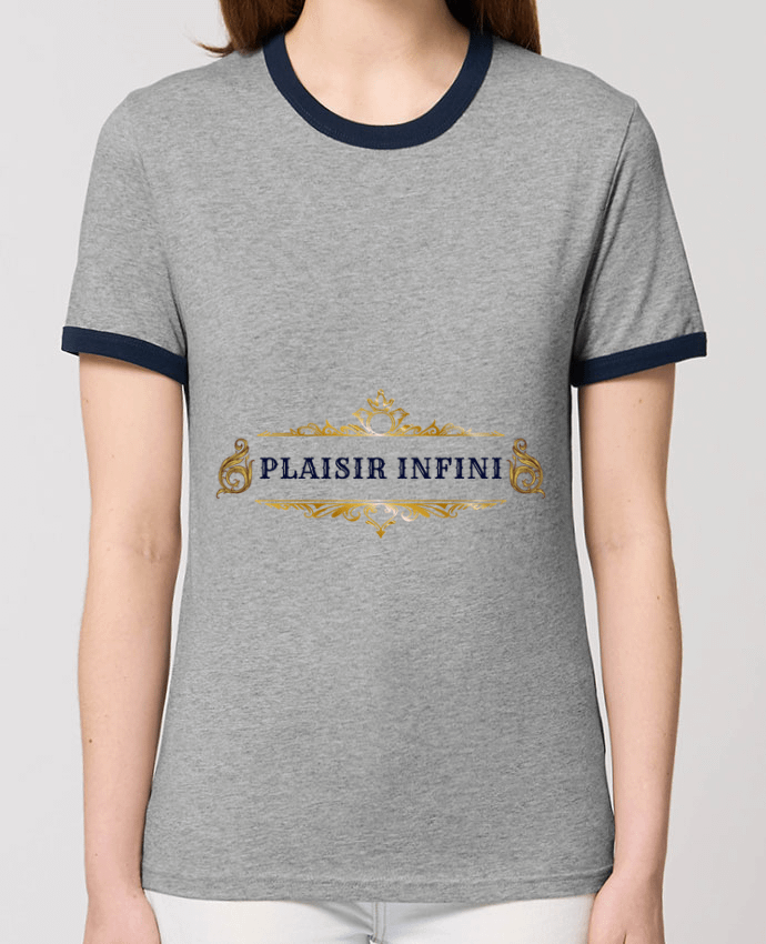 T-Shirt Contrasté Unisexe Stanley RINGER PLAISIR INFINI 1 by PLAISIR INFINI