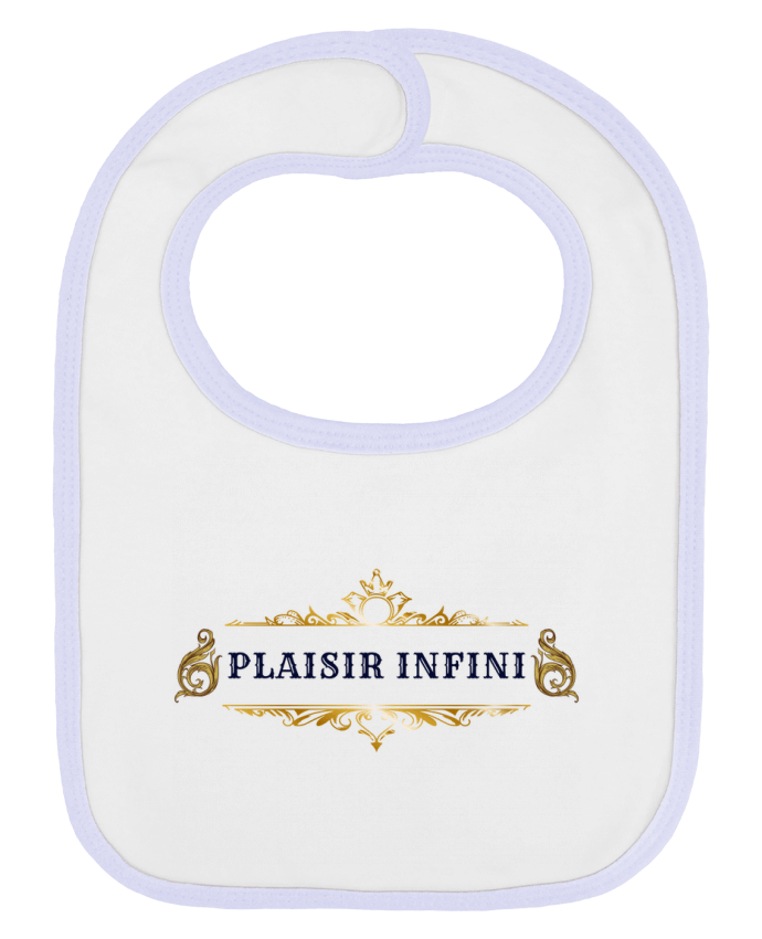 Baby Bib plain and contrast PLAISIR INFINI 1 by PLAISIR INFINI