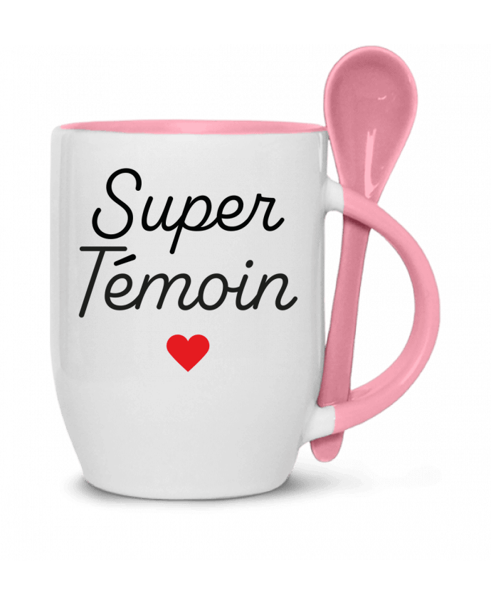  Tasse cuillère Super Témoin par Mademoiselle Polly
