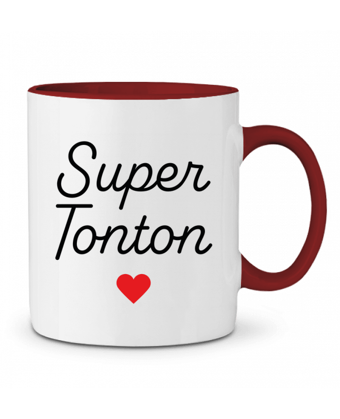 Mug bicolore Super Tonton Mademoiselle Polly