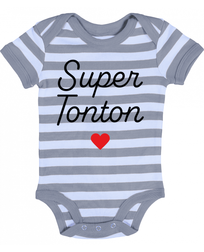 Body Bébé Rayé Super Tonton - Mademoiselle Polly