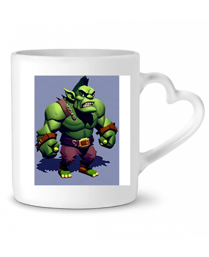 Mug coeur Orc par Street_Art56