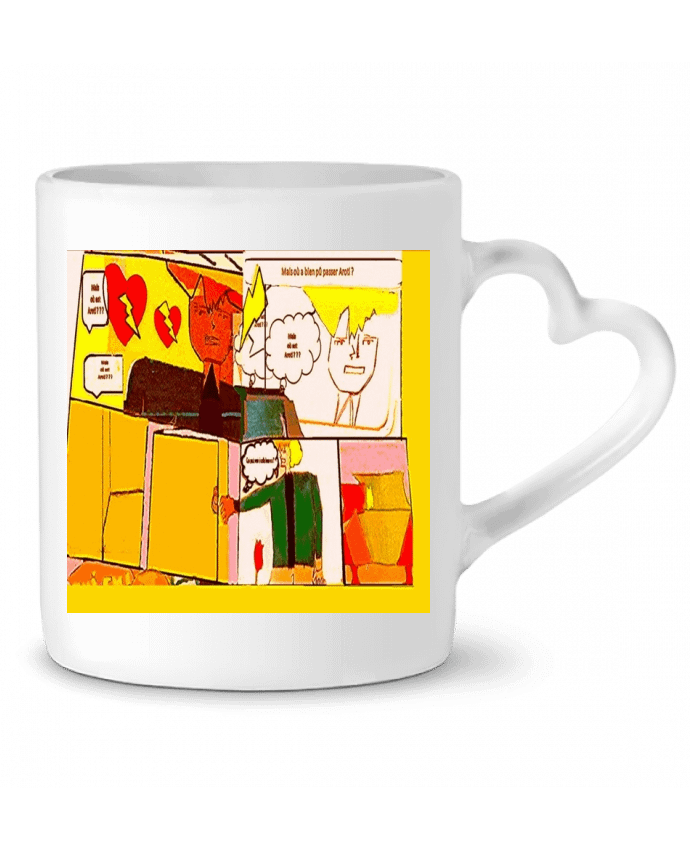 Mug coeur EDMONDO par Fame8