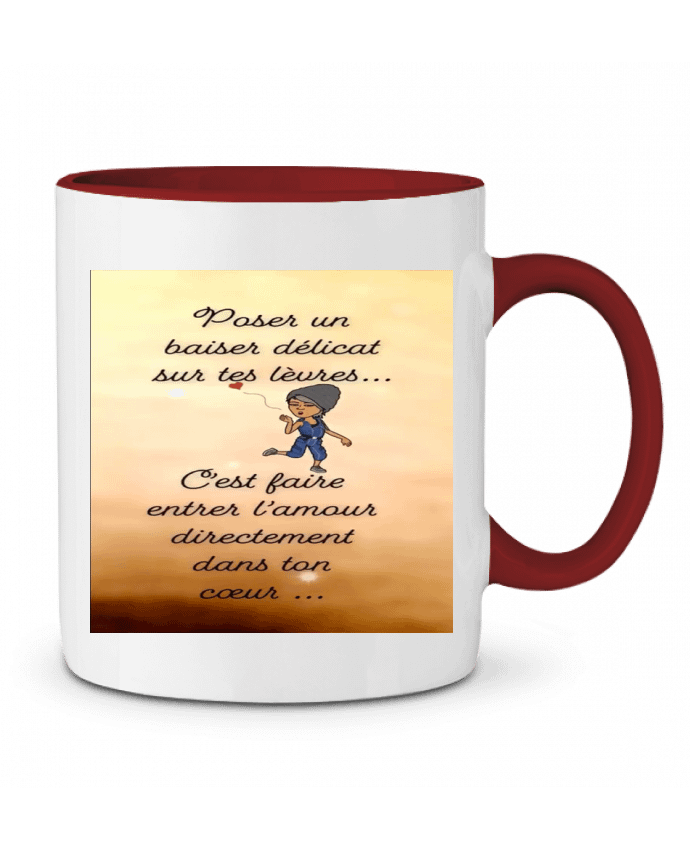 Mug bicolore Déclaration d’amour Tumoli 