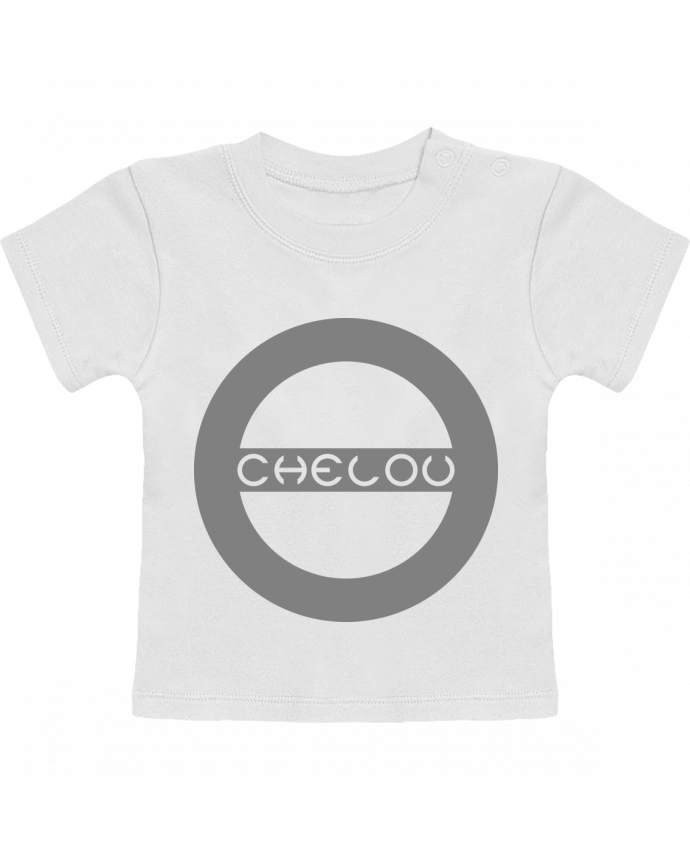 T-shirt bébé Chelou - Emblème manches courtes du designer Chelou