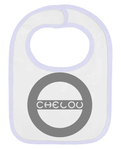 Bavoir bébé uni Chelou - Emblème par Chelou