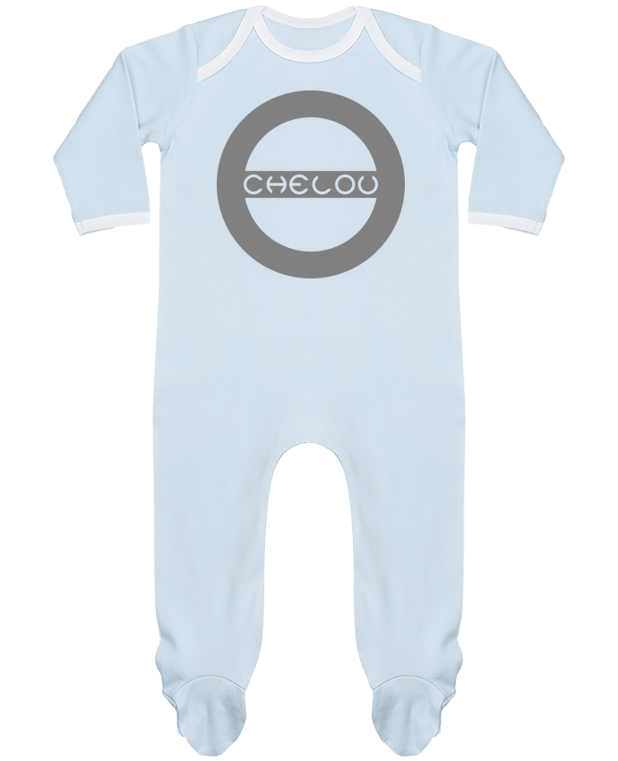 Pijama Bebé Manga Larga Contraste Chelou - Emblème por Chelou