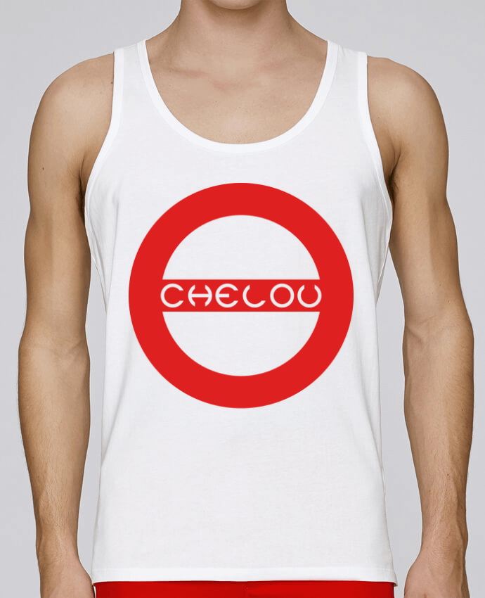 Tank Top Men Stanley Runs Organic cotton Chelou - Emblème Rouge by Chelou 100% coton bio