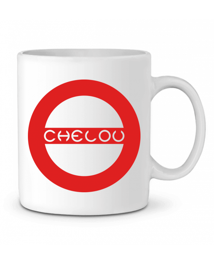 Ceramic Mug Chelou - Emblème Rouge by Chelou