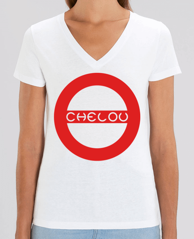 Tee-shirt femme Chelou - Emblème Rouge Par  Chelou