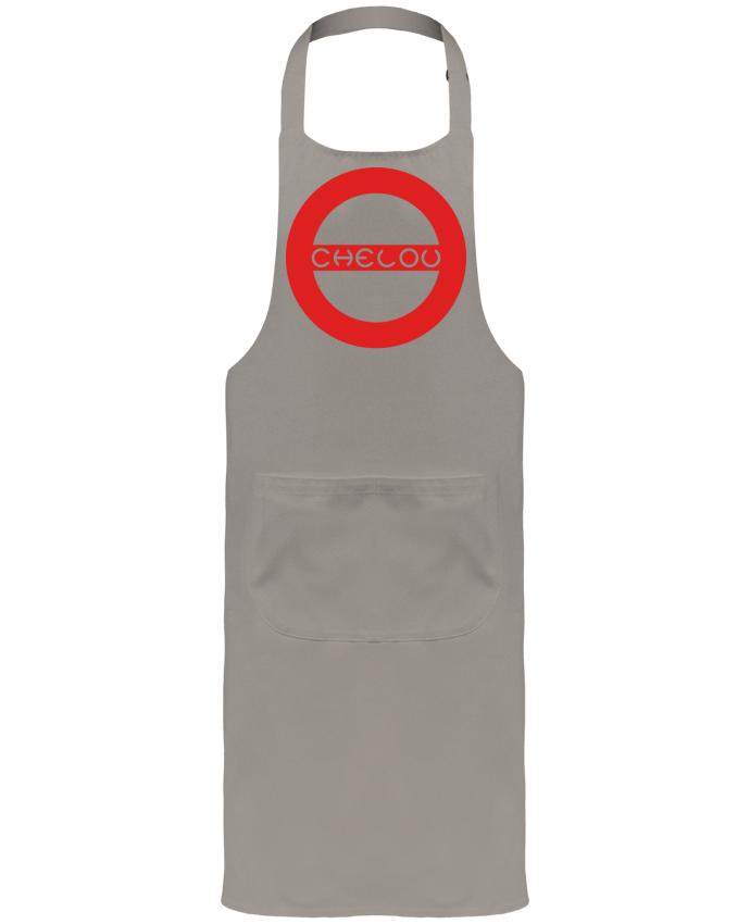 Garden or Sommelier Apron with Pocket Chelou - Emblème Rouge by Chelou